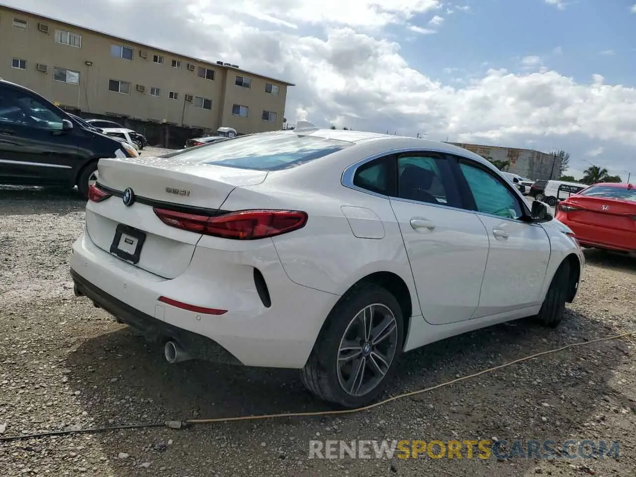 3 fotografías del automóvil dañado WBA53AK06N7L14490 BMW 2 SERIES 2022