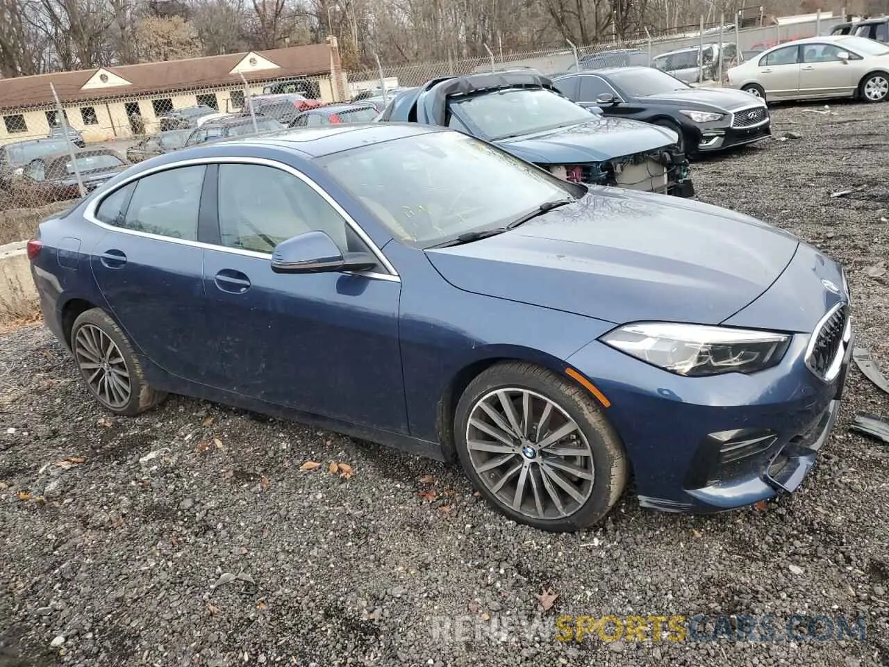 4 fotografías del automóvil dañado WBA73AK00P7M34880 BMW 2 SERIES 2023