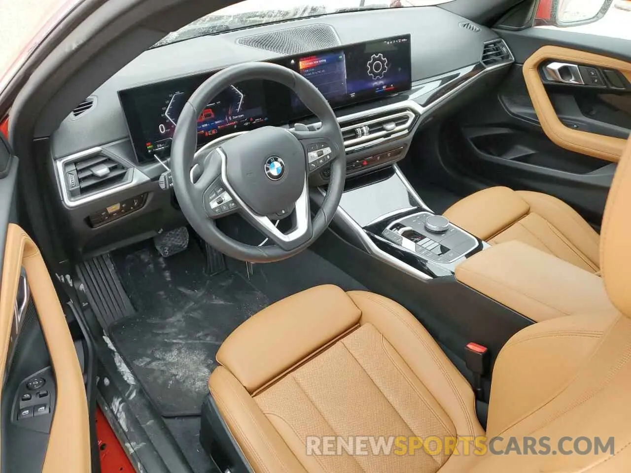 8 fotografías del automóvil dañado 3MW23CM0XR8E03995 BMW 2 SERIES 2024