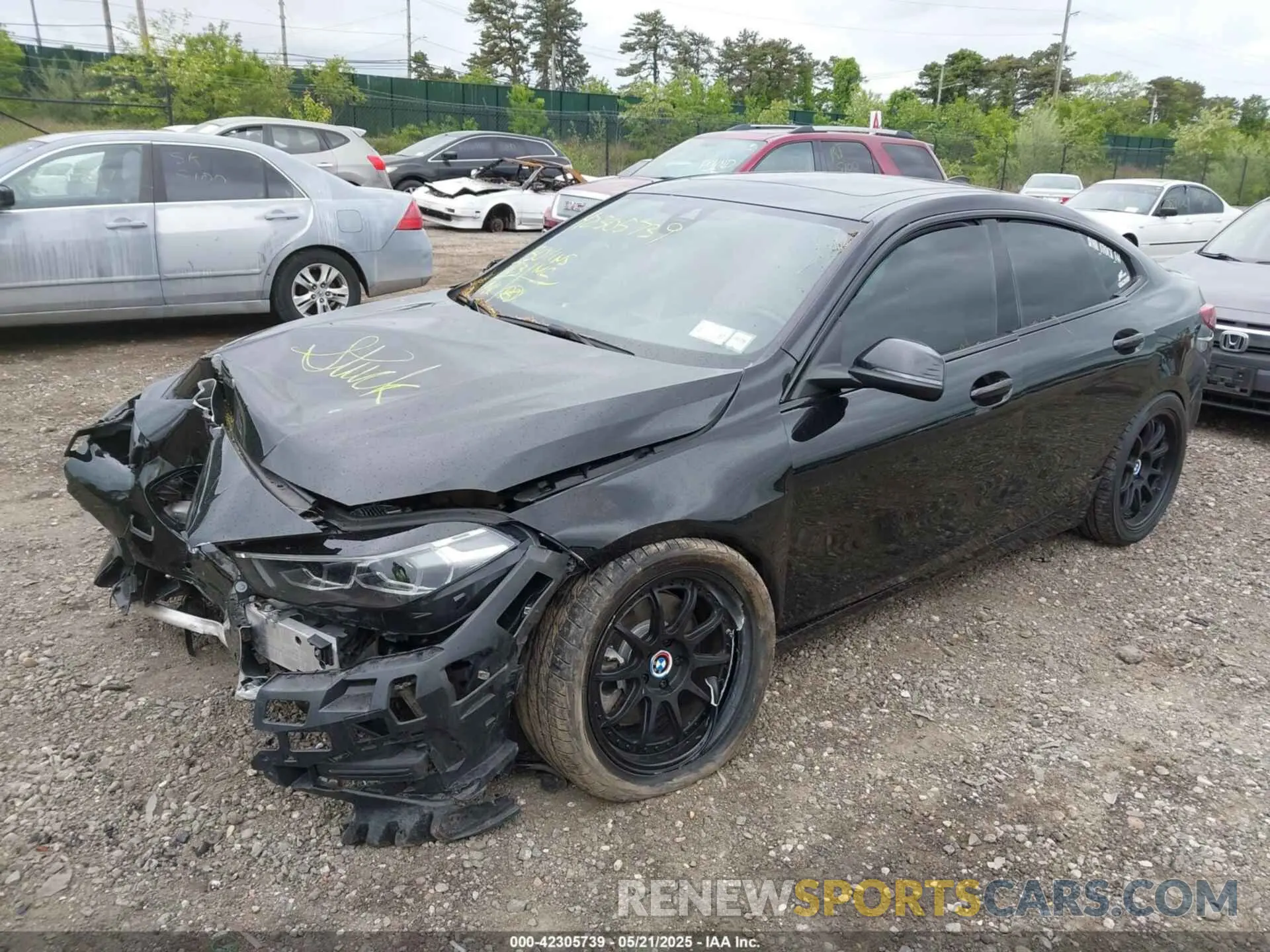 2 fotografías del automóvil dañado WBA73AK00N7K44428 BMW 228 GRAN COUPE 2022