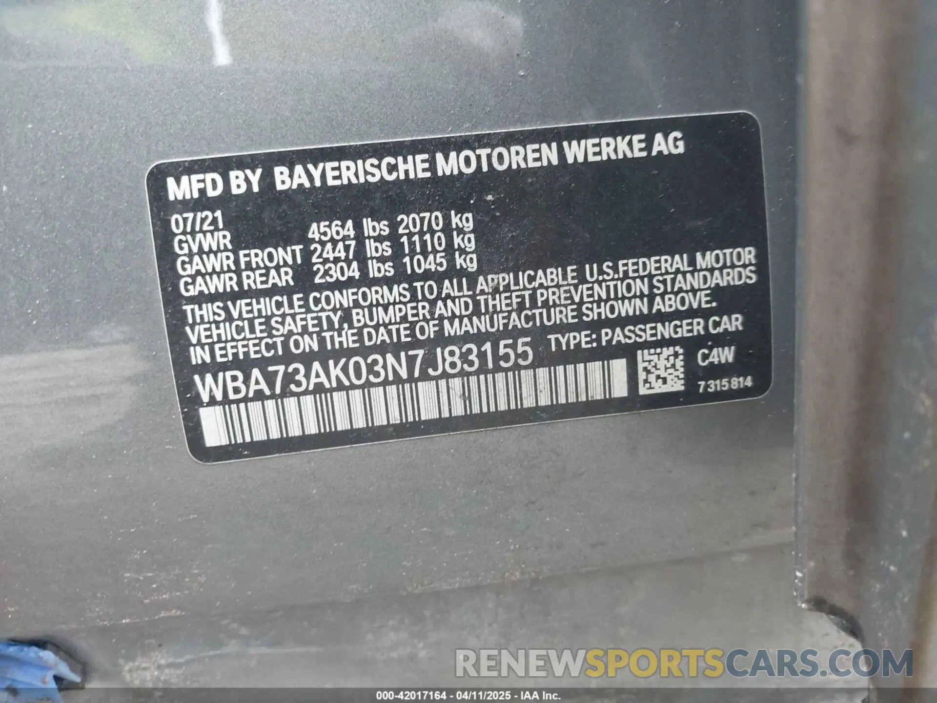 9 fotografías del automóvil dañado WBA73AK03N7J83155 BMW 228 GRAN COUPE 2022