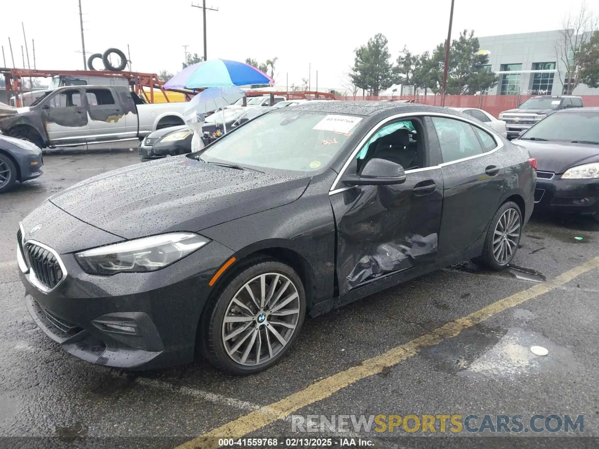2 fotografías del automóvil dañado WBA53AK07P7M28114 BMW 228 GRAN COUPE 2023