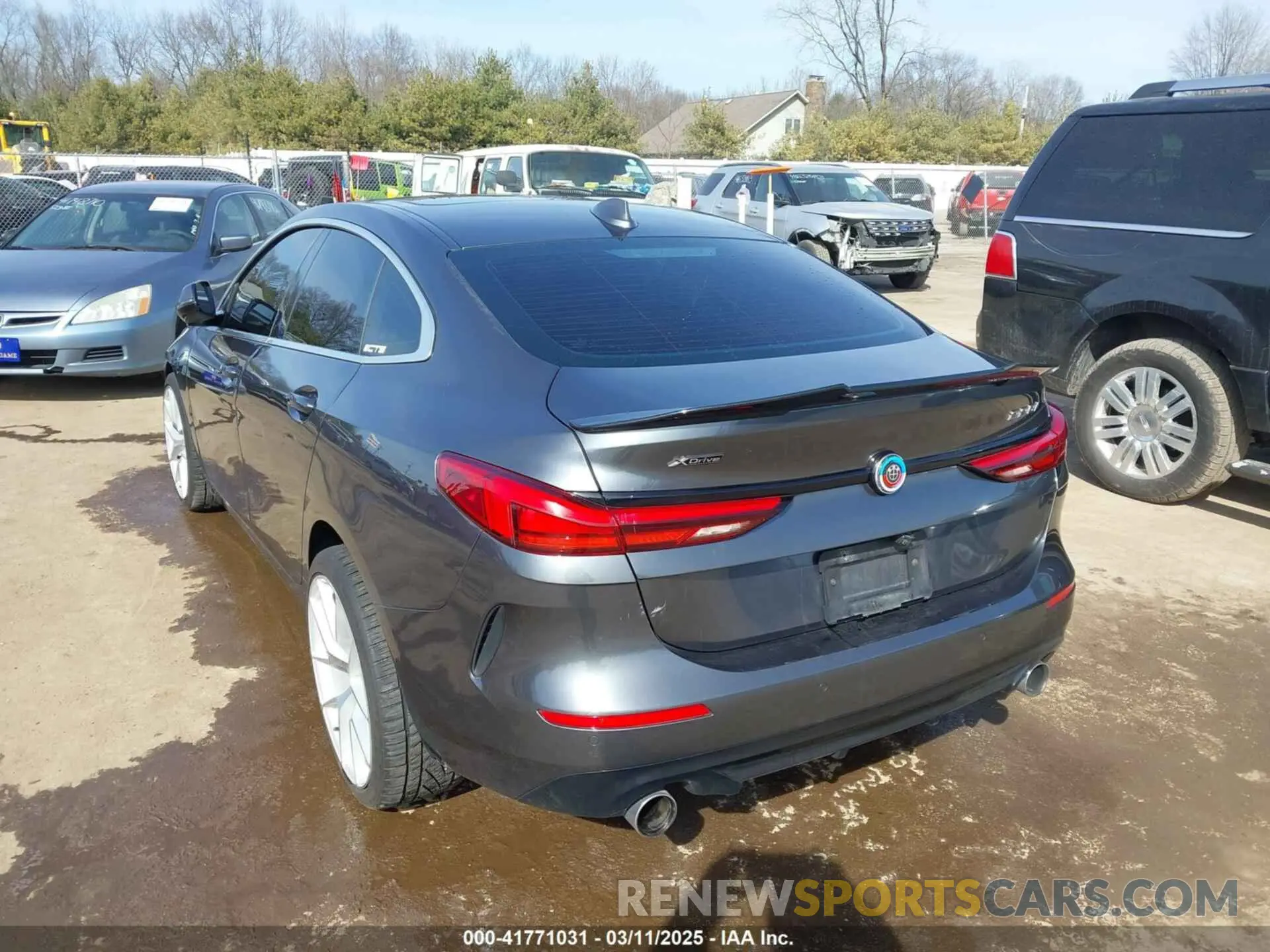 3 fotografías del automóvil dañado WBA73AK03L7F73978 BMW 228I GRAN COUPE 2020