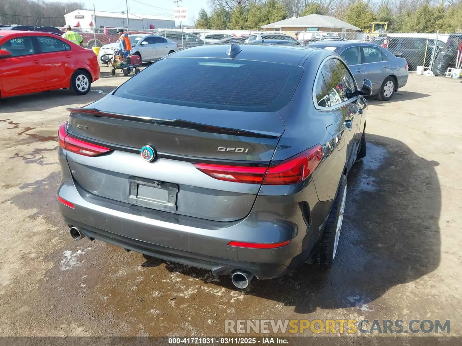 4 fotografías del automóvil dañado WBA73AK03L7F73978 BMW 228I GRAN COUPE 2020
