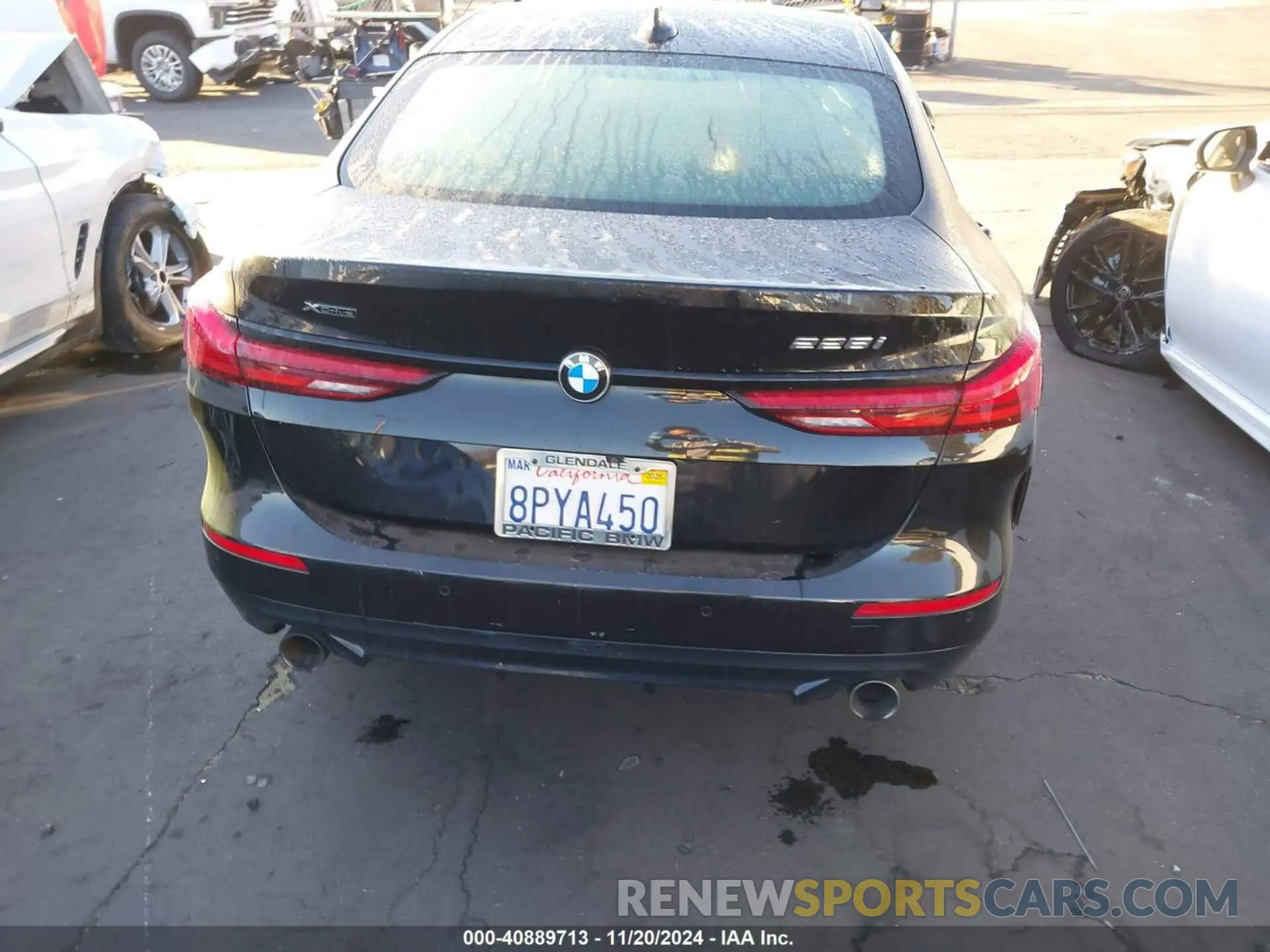 17 fotografías del automóvil dañado WBA73AK05L7F72668 BMW 228I GRAN COUPE 2020