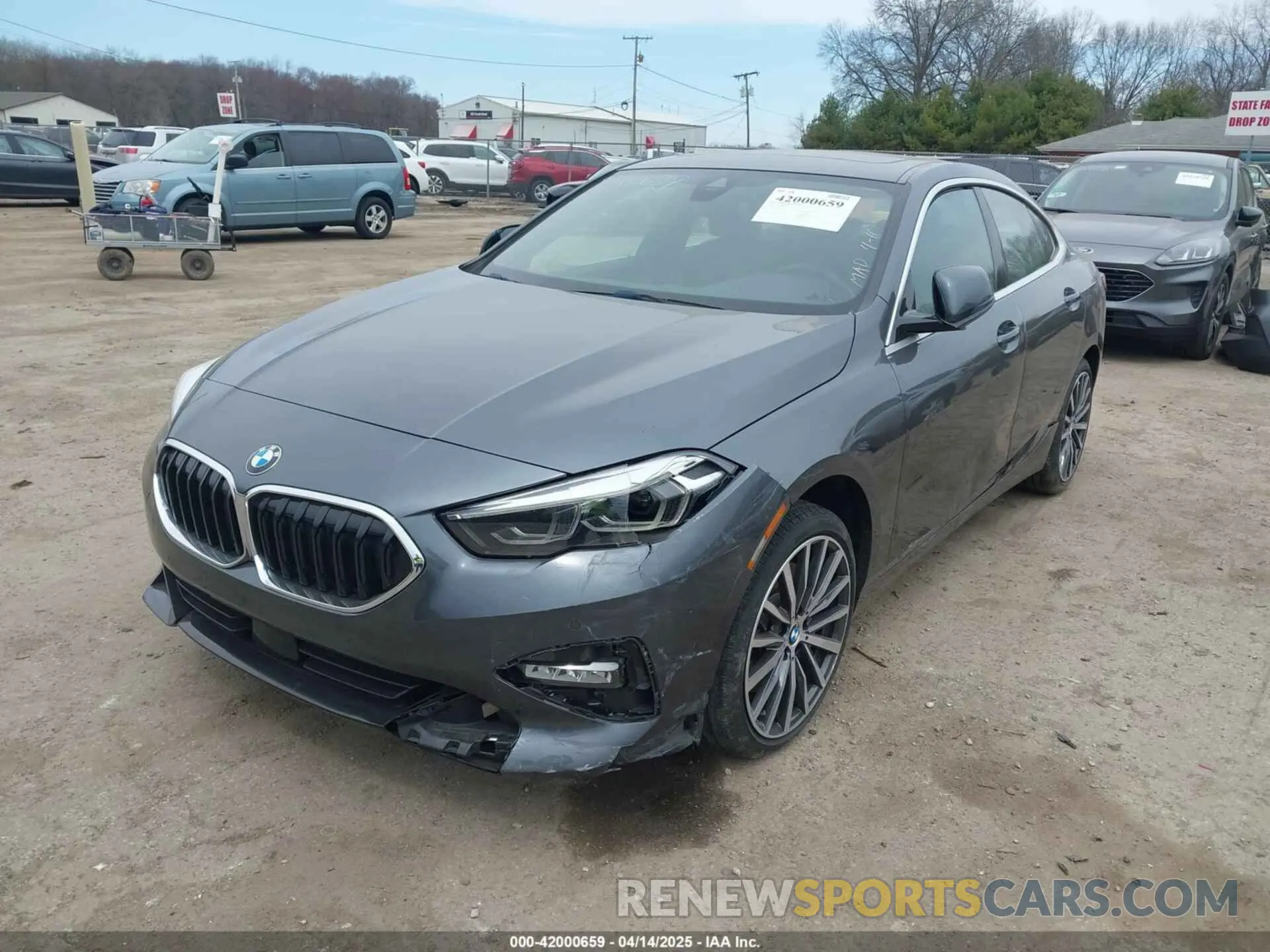 6 fotografías del automóvil dañado WBA73AK06L7F52011 BMW 228I GRAN COUPE 2020