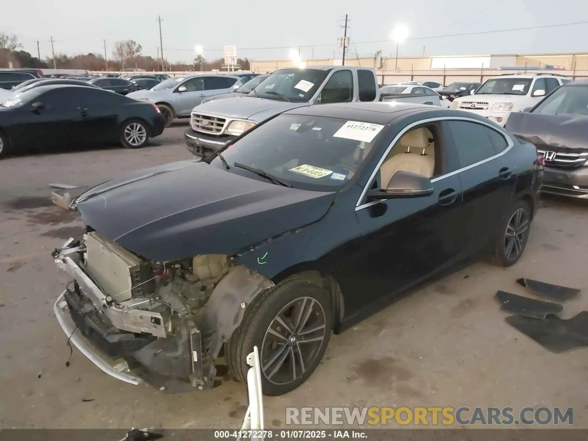 2 fotografías del automóvil dañado WBA73AK06L7F98678 BMW 228I GRAN COUPE 2020