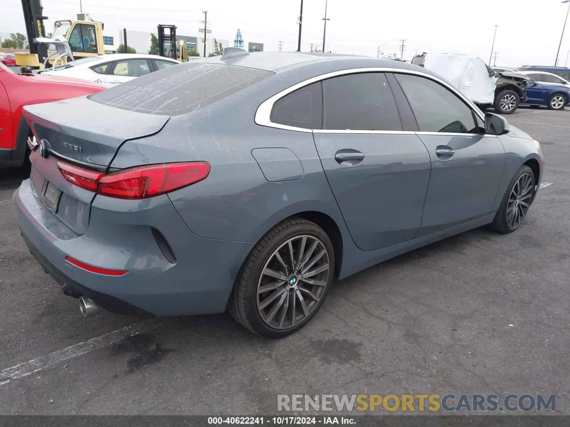 4 fotografías del automóvil dañado WBA73AK09L7G10483 BMW 228I GRAN COUPE 2020