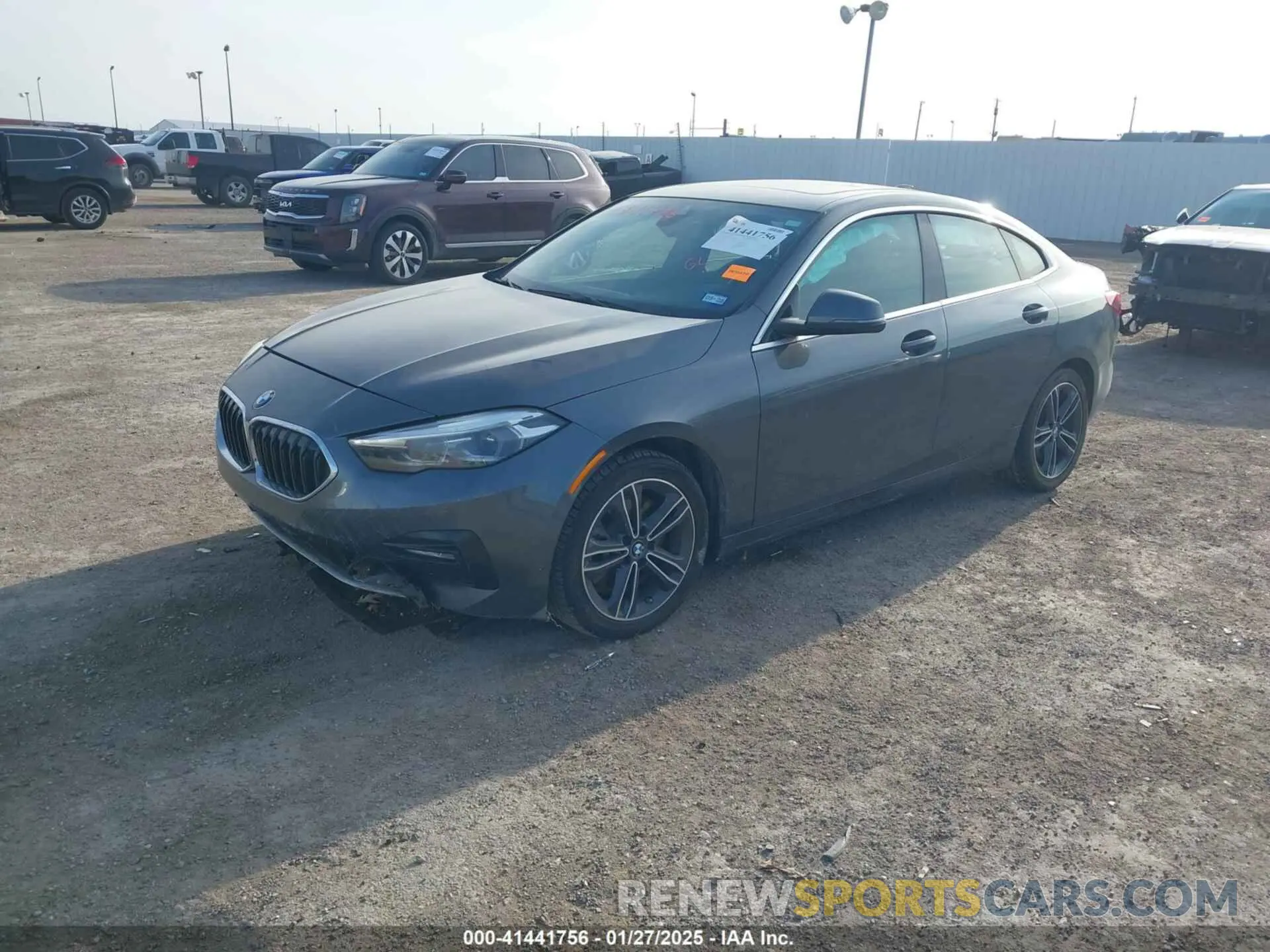 14 fotografías del automóvil dañado WBA73AK00M7H55428 BMW 228I GRAN COUPE 2021