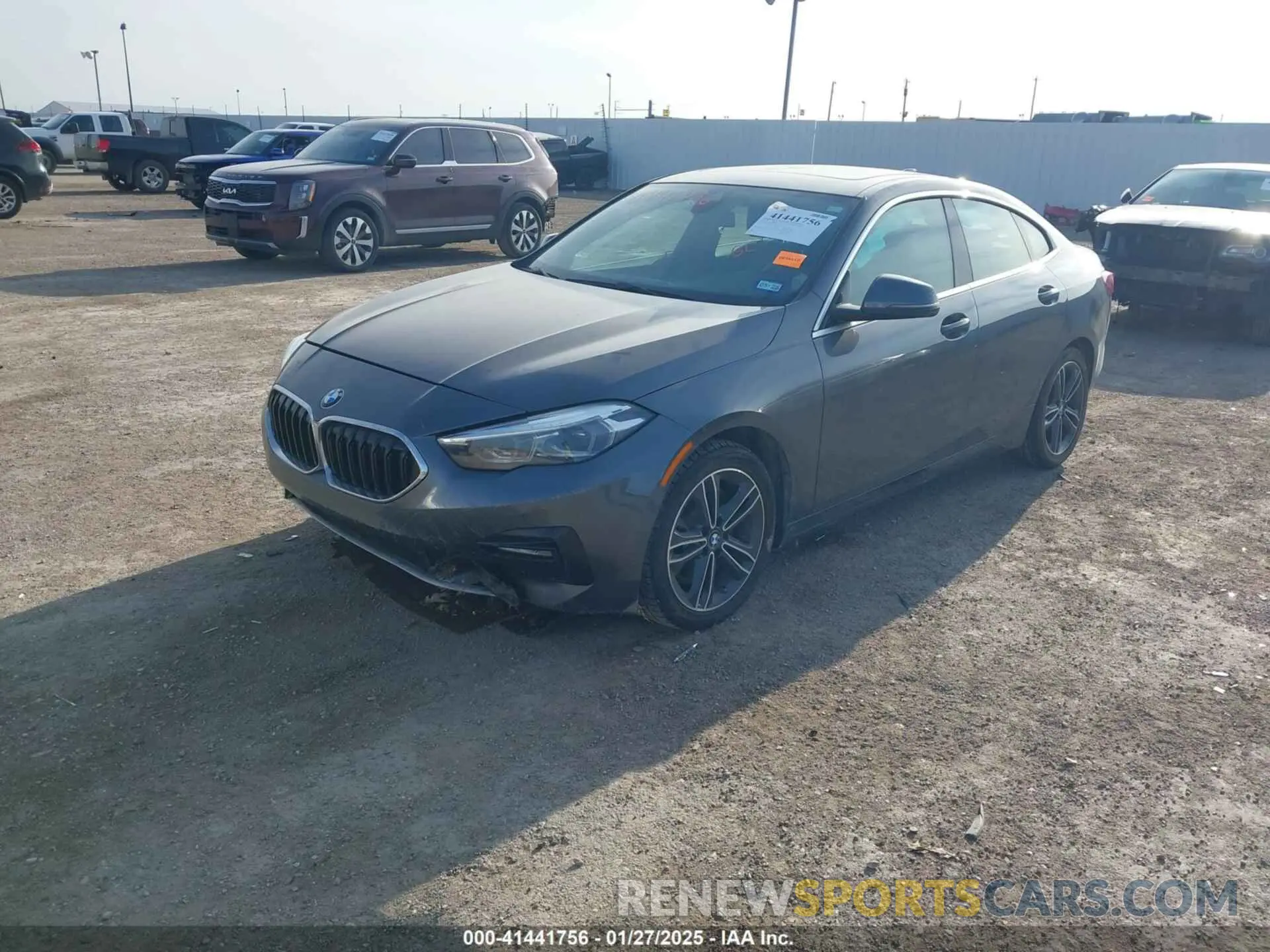 2 fotografías del automóvil dañado WBA73AK00M7H55428 BMW 228I GRAN COUPE 2021