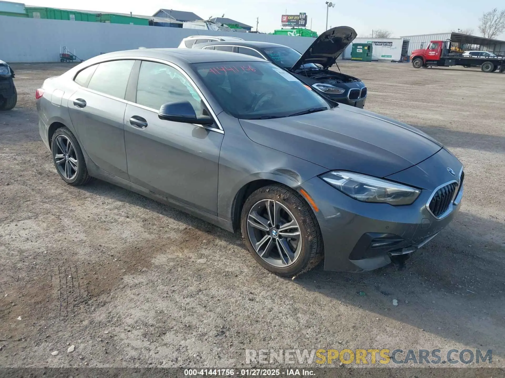 6 fotografías del automóvil dañado WBA73AK00M7H55428 BMW 228I GRAN COUPE 2021