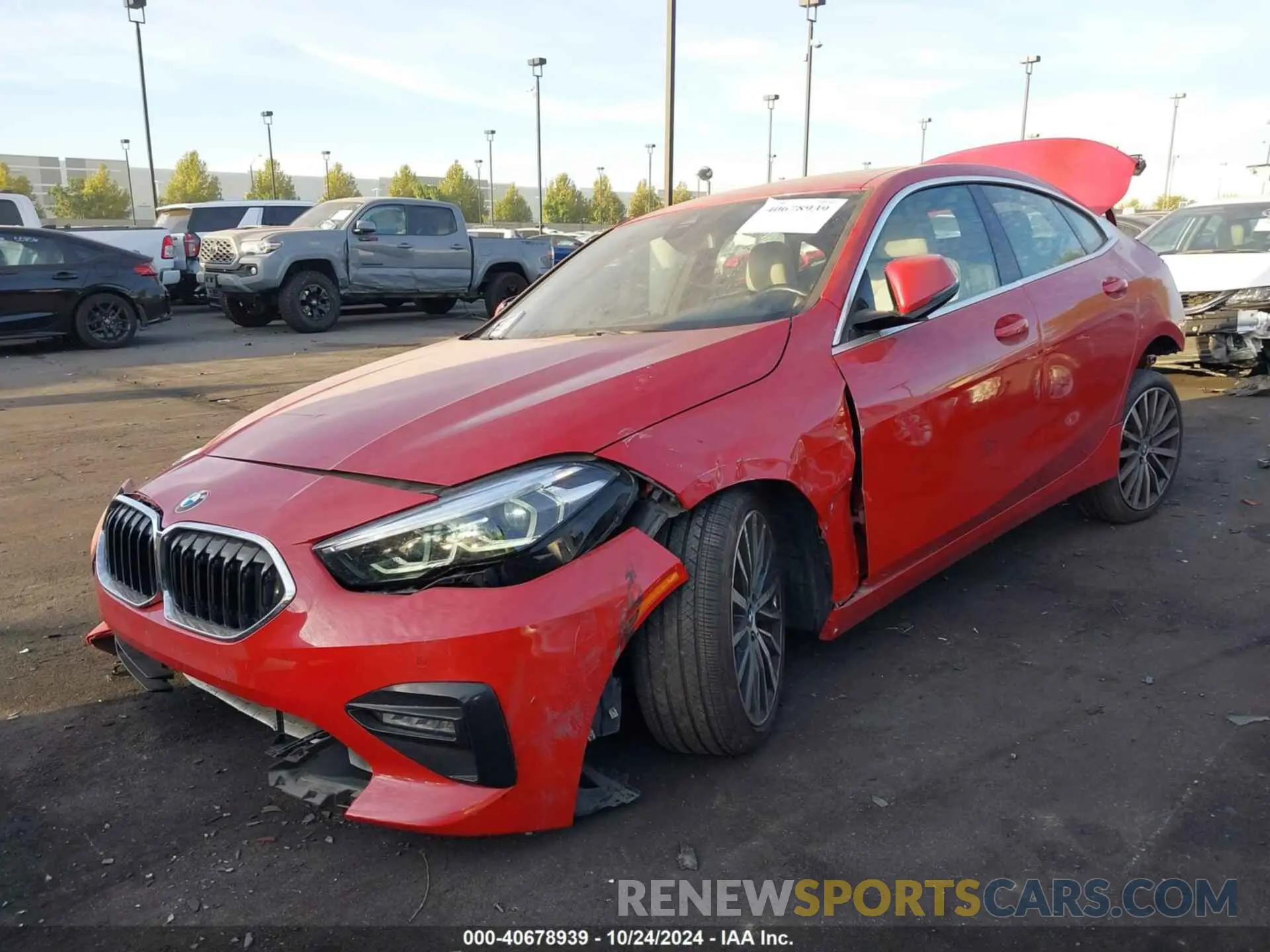 2 fotografías del automóvil dañado WBA73AK02M7H05436 BMW 228I GRAN COUPE 2021