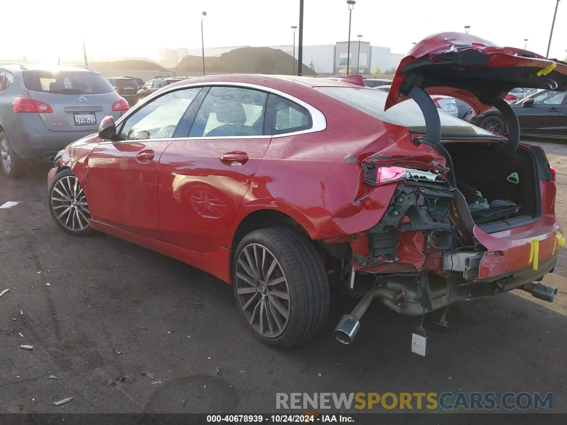 3 fotografías del automóvil dañado WBA73AK02M7H05436 BMW 228I GRAN COUPE 2021