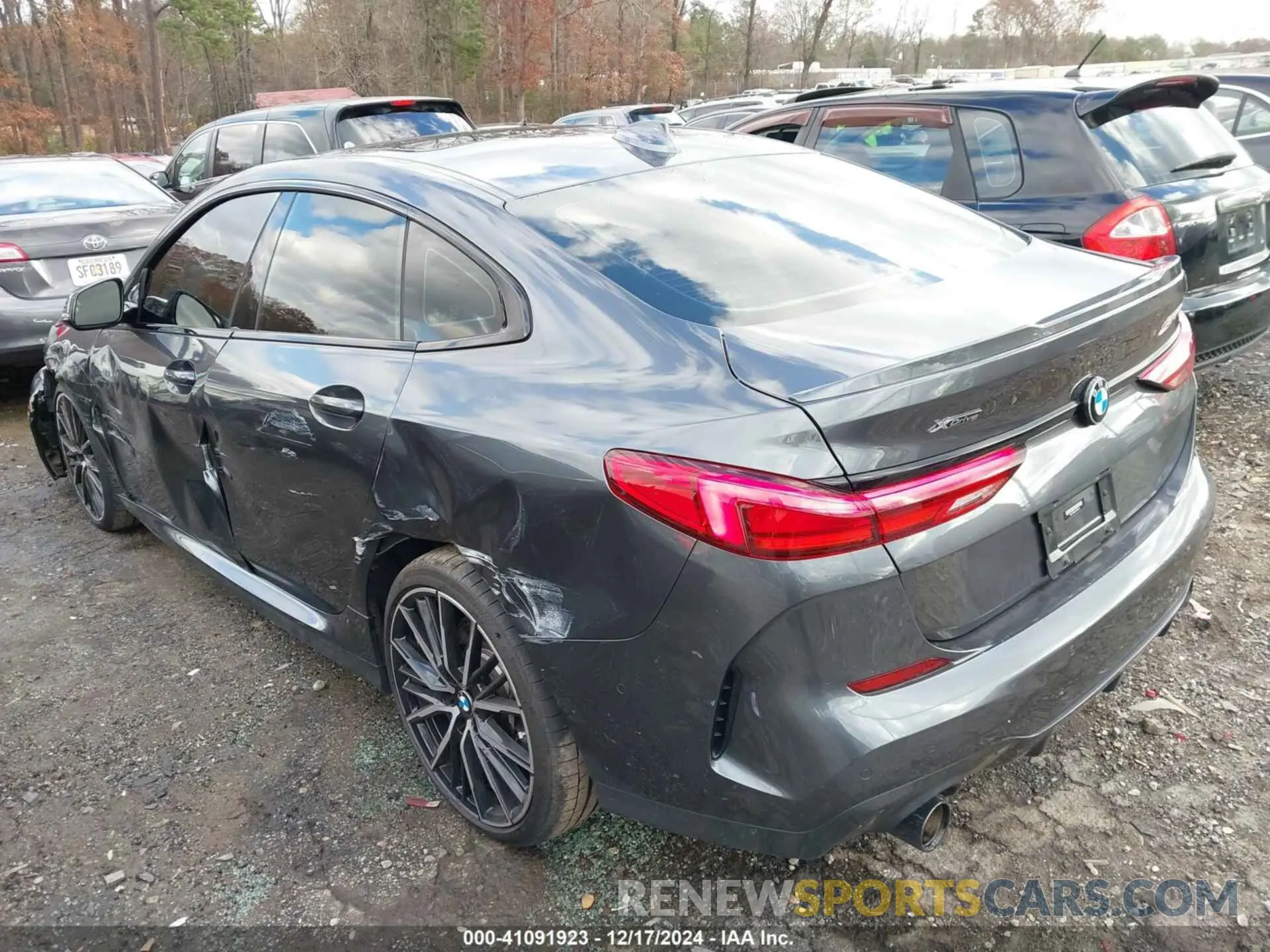 14 fotografías del automóvil dañado WBA73AK06M7H06783 BMW 228I GRAN COUPE 2021