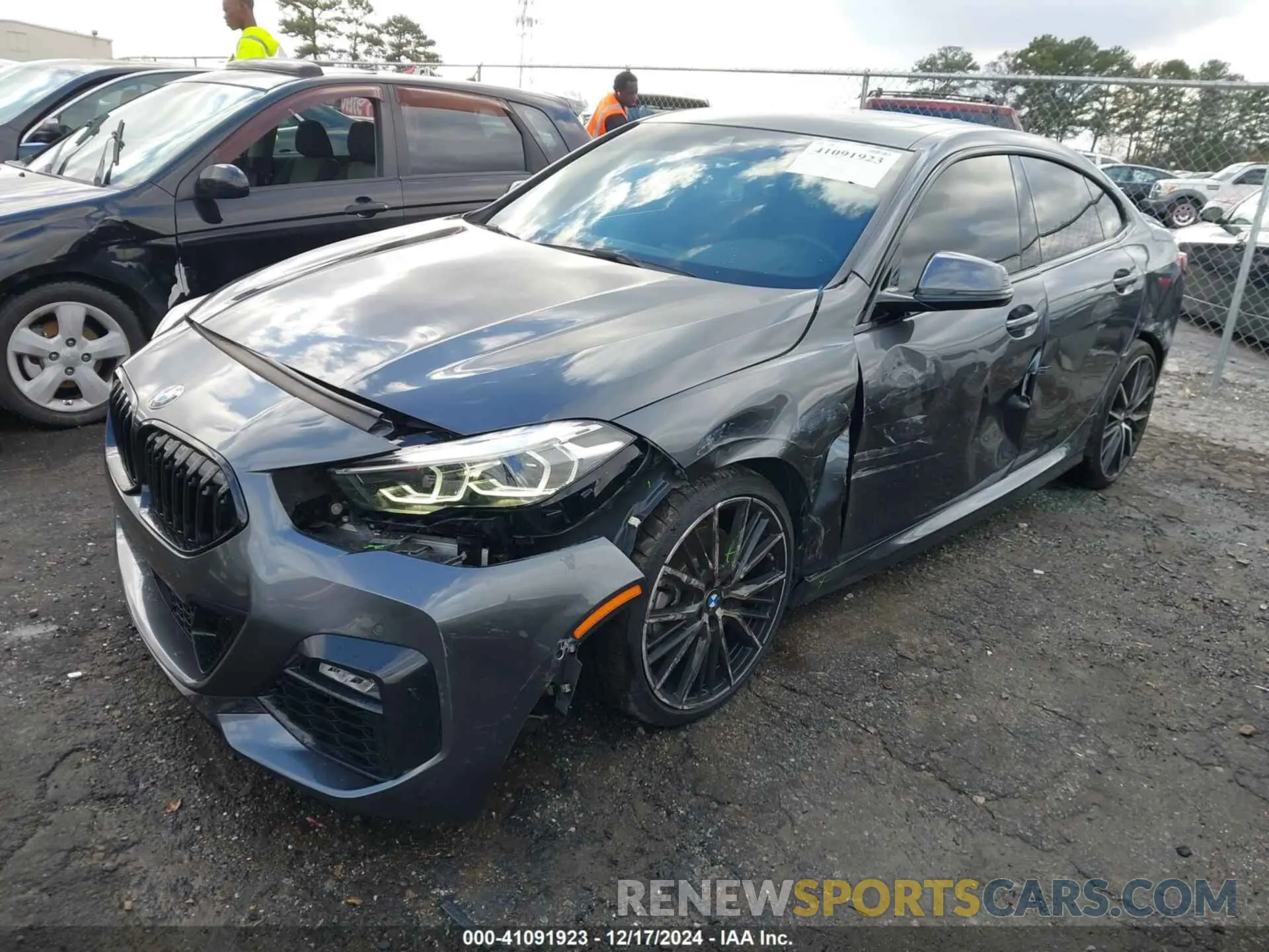 2 fotografías del automóvil dañado WBA73AK06M7H06783 BMW 228I GRAN COUPE 2021