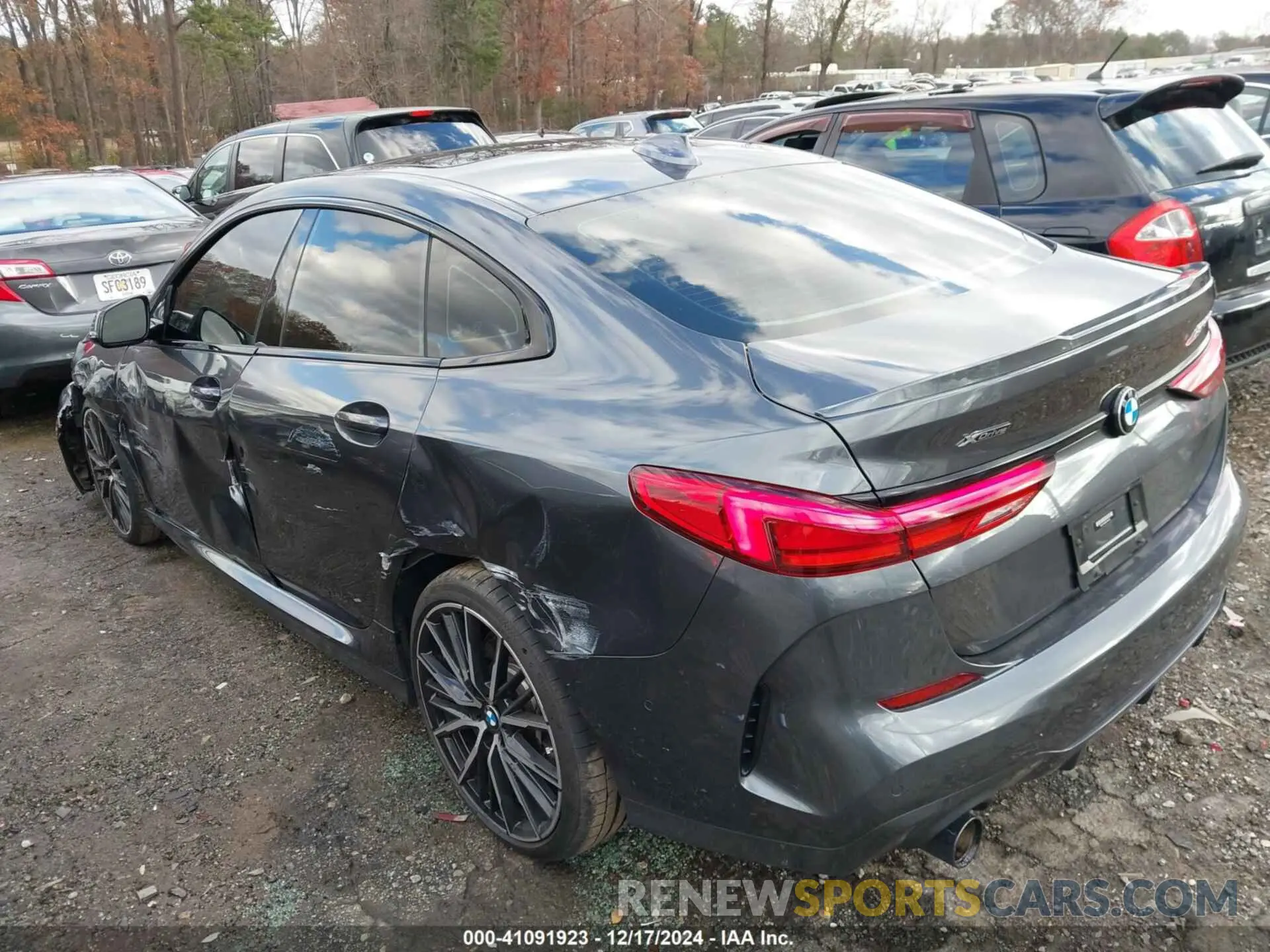 3 fotografías del automóvil dañado WBA73AK06M7H06783 BMW 228I GRAN COUPE 2021
