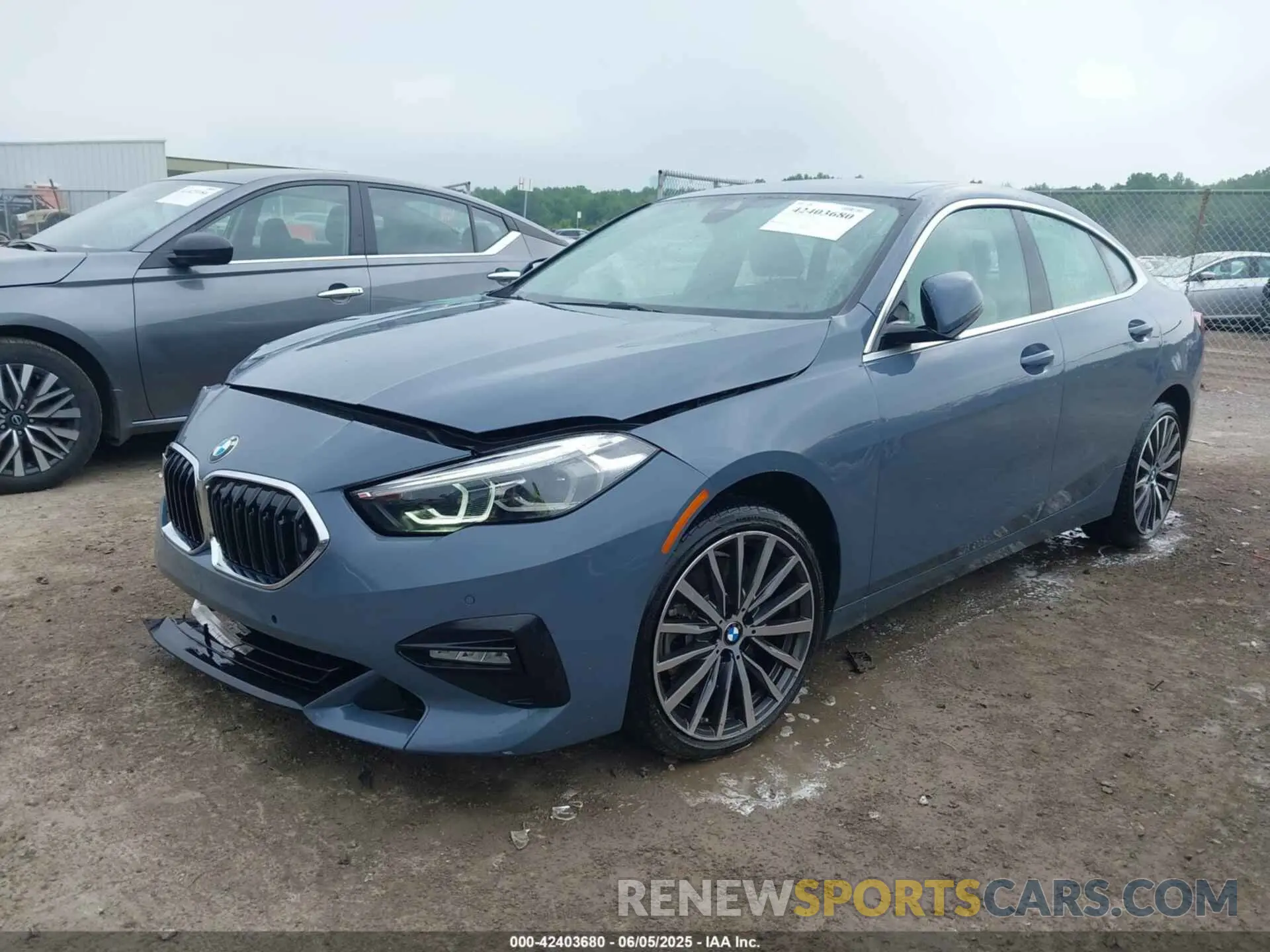 2 fotografías del automóvil dañado WBA73AK09M7G52220 BMW 228I GRAN COUPE 2021
