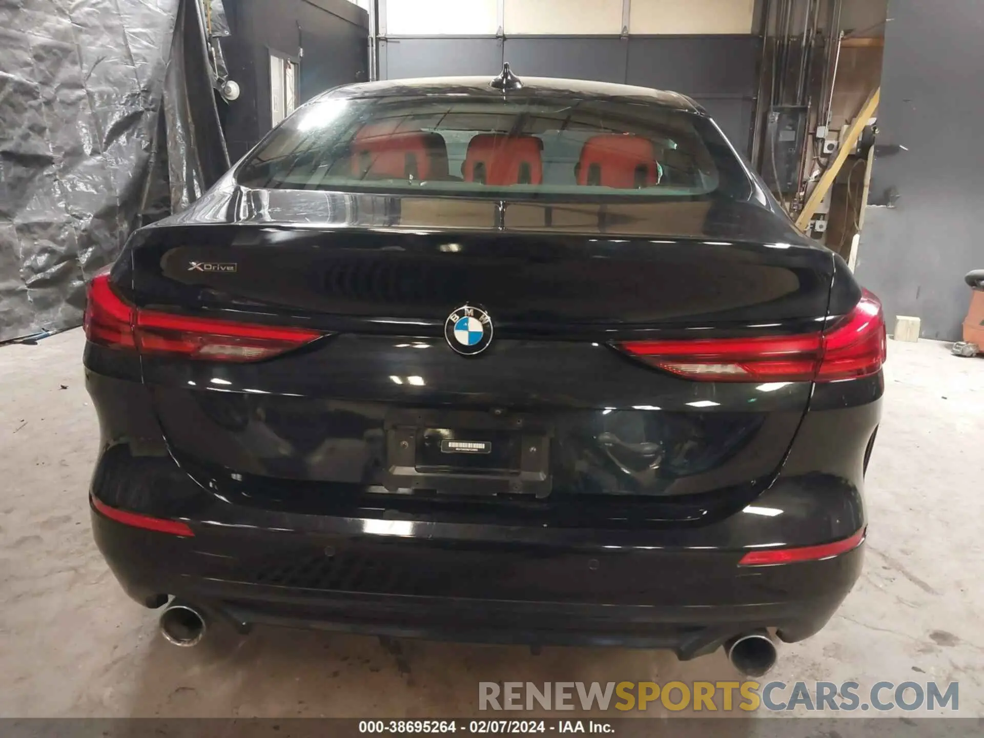 16 fotografías del automóvil dañado WBA73AK0XM7G39864 BMW 228I GRAN COUPE 2021