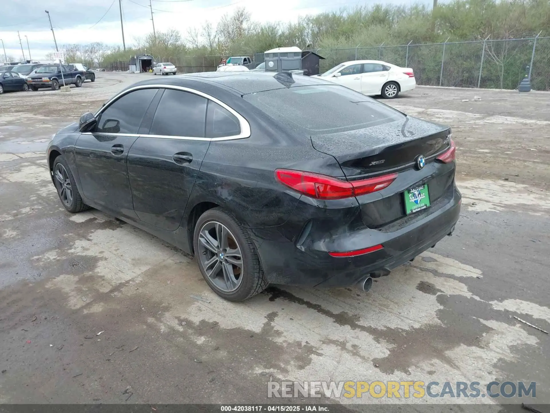 3 fotografías del automóvil dañado WBA73AK0XM7H53721 BMW 228I GRAN COUPE 2021