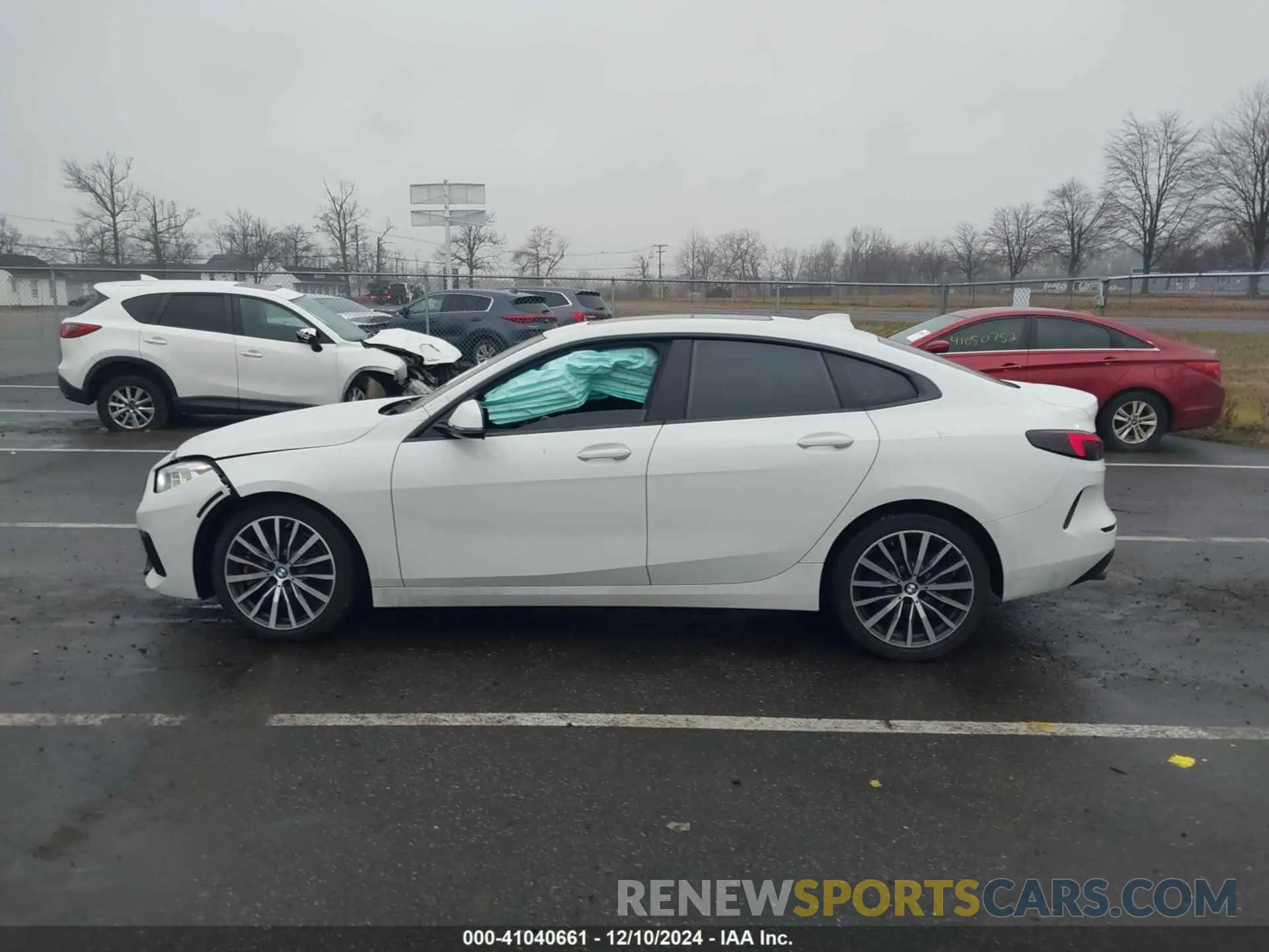 14 fotografías del automóvil dañado WBA73AK0XM7J36980 BMW 228I GRAN COUPE 2021