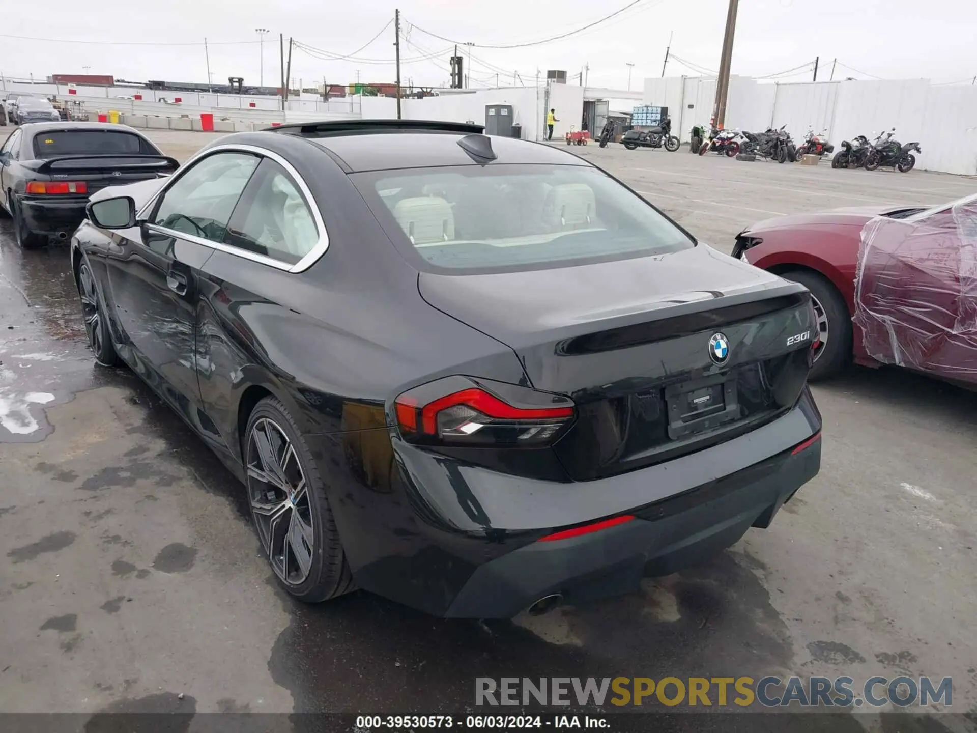 3 fotografías del automóvil dañado 3MW23CM01N8C18082 BMW 230 2022