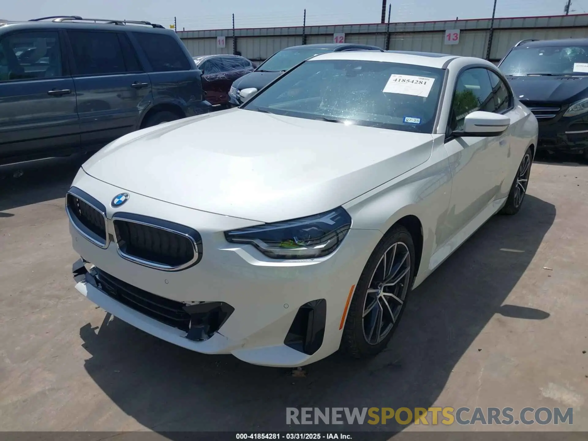 2 fotografías del automóvil dañado 3MW23CM08P8D62439 BMW 230 2023
