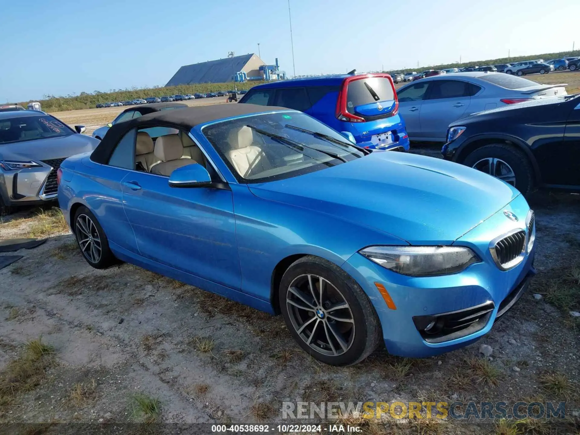 1 fotografías del automóvil dañado WBA2M7C51KVD51938 BMW 230I 2019