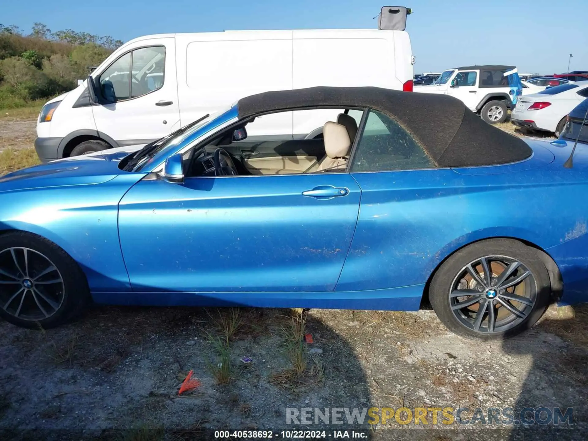 13 fotografías del automóvil dañado WBA2M7C51KVD51938 BMW 230I 2019