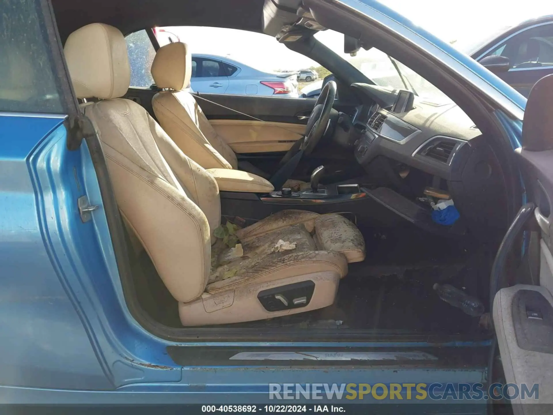 5 fotografías del automóvil dañado WBA2M7C51KVD51938 BMW 230I 2019