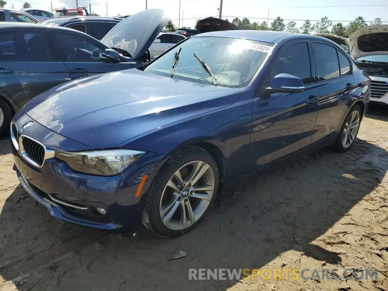 1 fotografías del automóvil dañado WBA8E9G52GNU28754 BMW 3 SERIES 2016