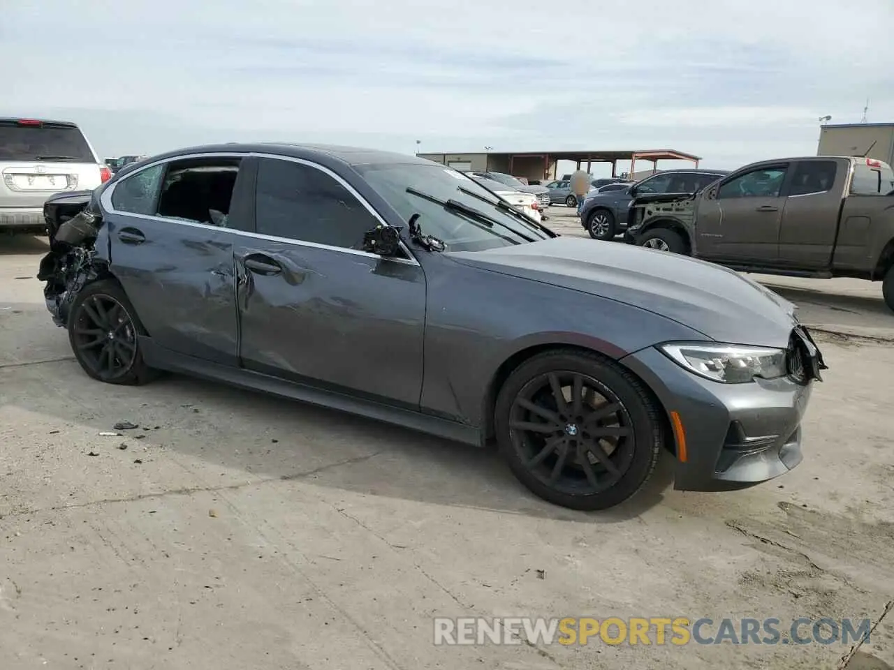 4 fotografías del automóvil dañado 3MW5R1J50K8B01198 BMW 3 SERIES 2019