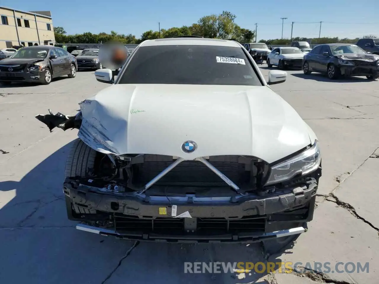 5 fotografías del automóvil dañado 3MW5R1J50K8B02707 BMW 3 SERIES 2019