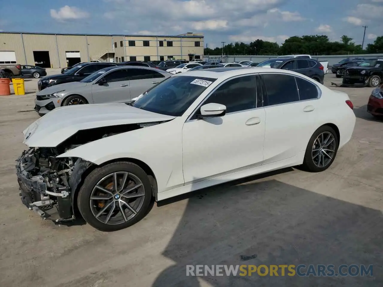 1 fotografías del automóvil dañado 3MW5R1J51K8B01887 BMW 3 SERIES 2019