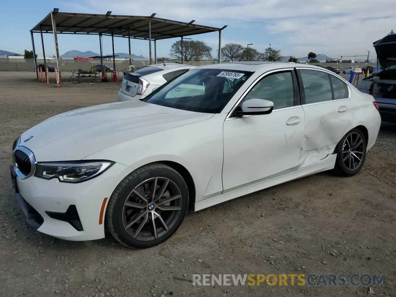 1 fotografías del automóvil dañado 3MW5R1J51K8B02182 BMW 3 SERIES 2019