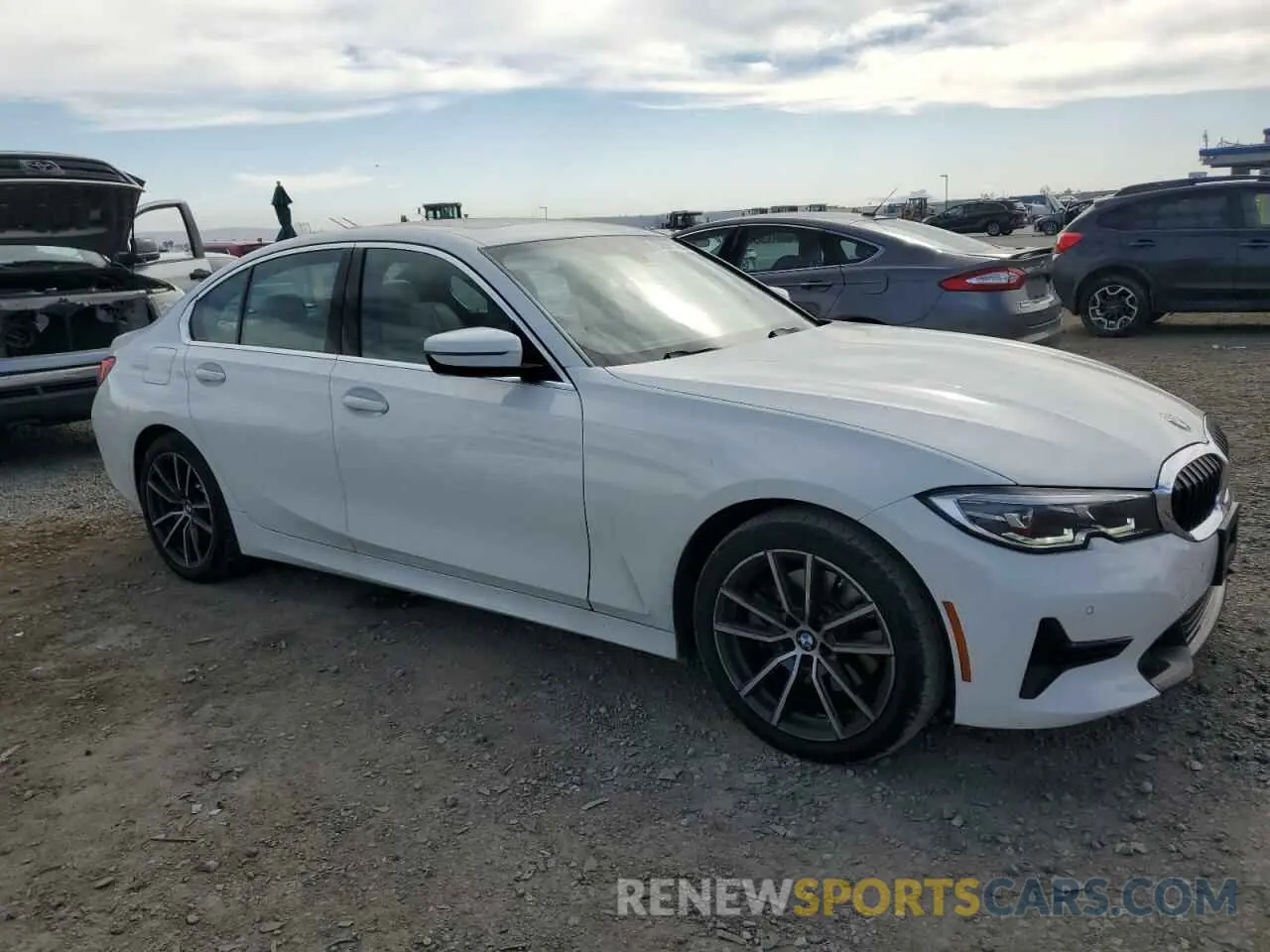4 fotografías del automóvil dañado 3MW5R1J51K8B02182 BMW 3 SERIES 2019