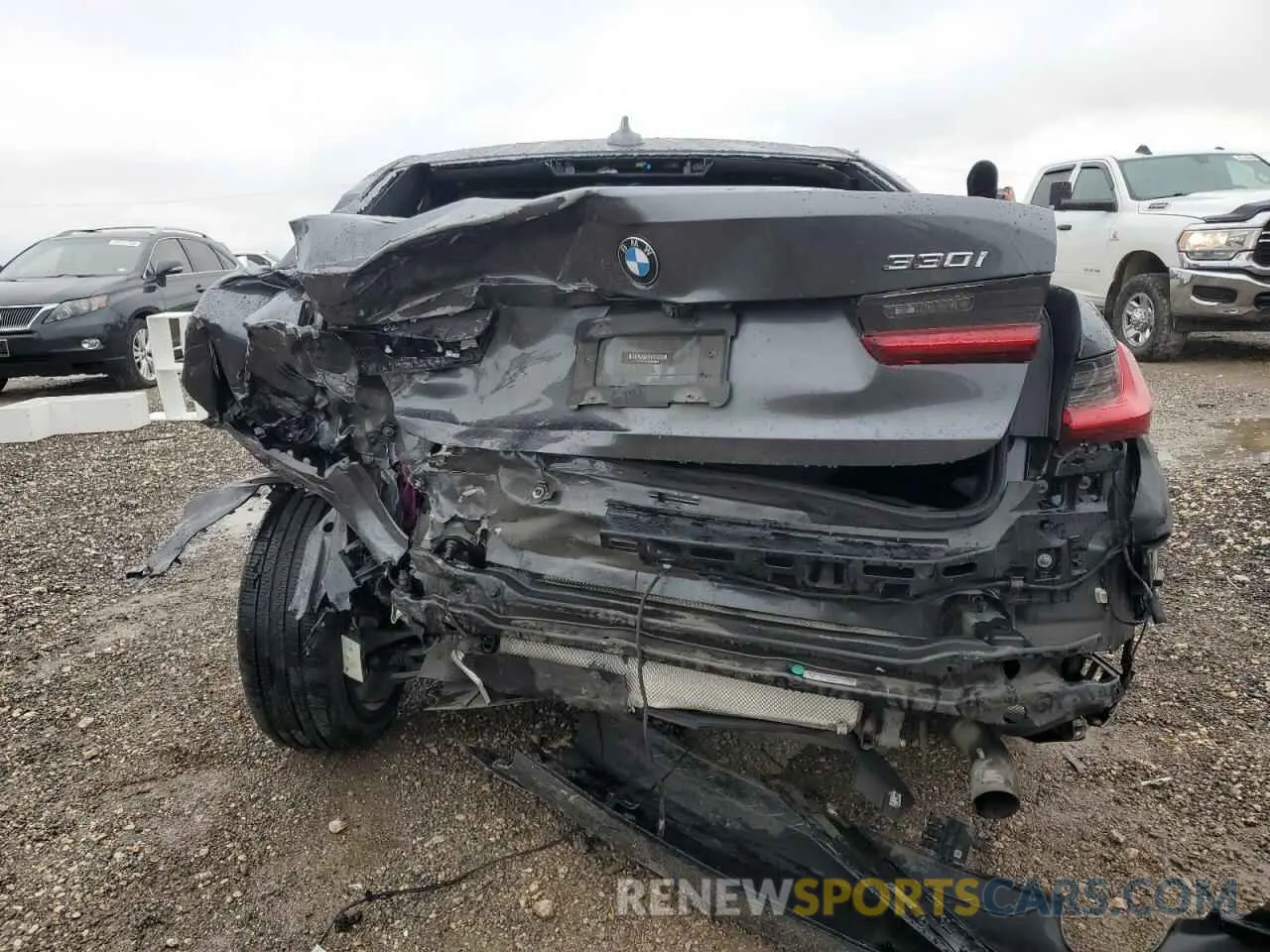 6 fotografías del automóvil dañado 3MW5R1J53K8B00546 BMW 3 SERIES 2019