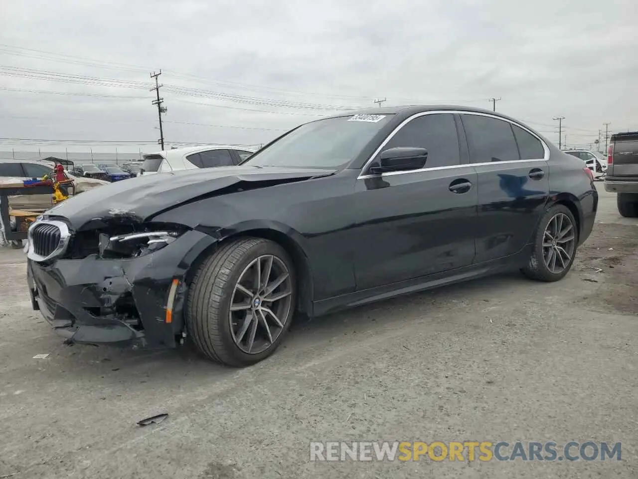 1 fotografías del automóvil dañado 3MW5R1J54K8A05655 BMW 3 SERIES 2019