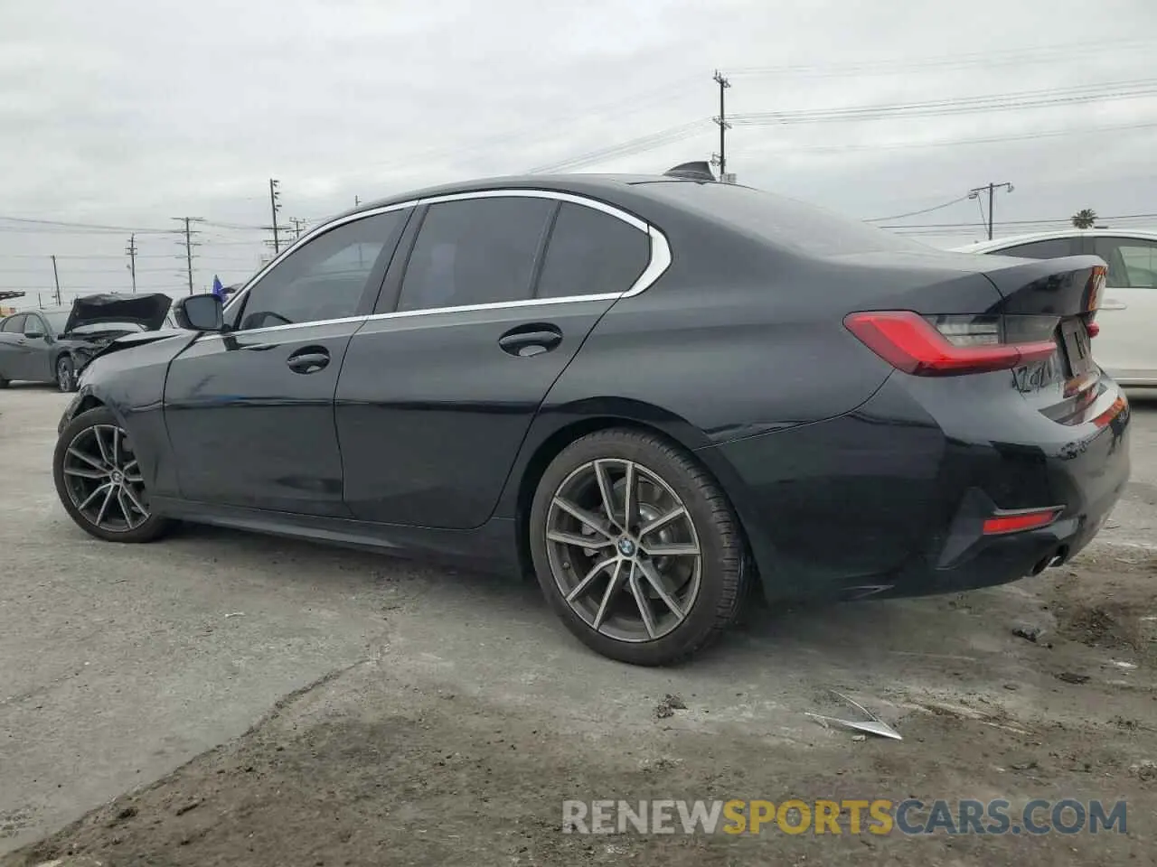 2 fotografías del automóvil dañado 3MW5R1J54K8A05655 BMW 3 SERIES 2019