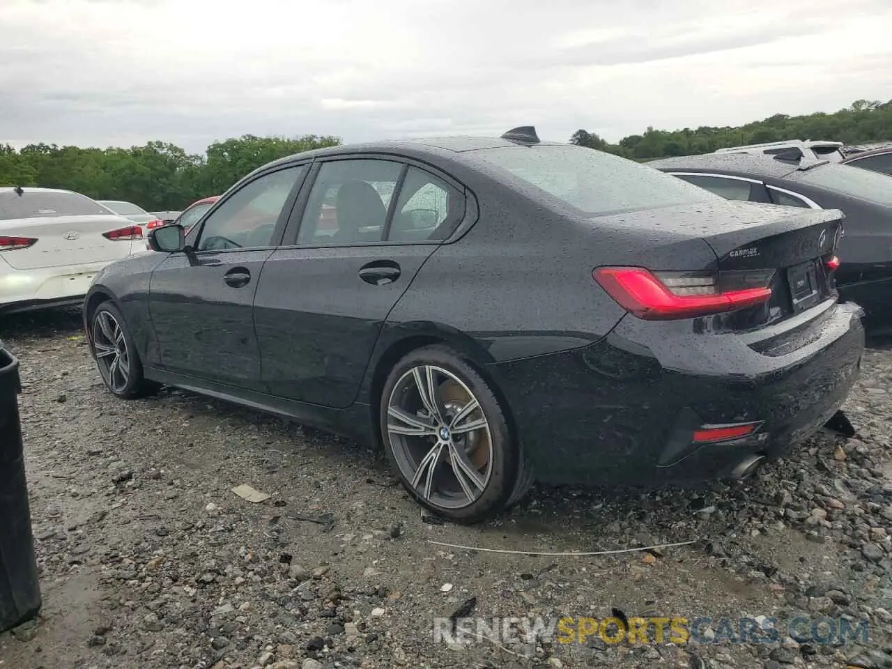 2 fotografías del automóvil dañado 3MW5R1J59K8A03836 BMW 3 SERIES 2019