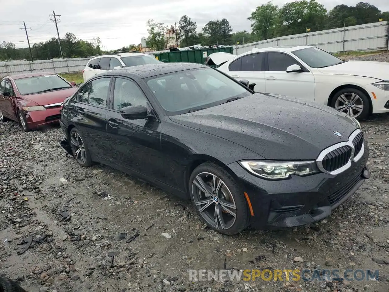 4 fotografías del automóvil dañado 3MW5R1J59K8A03836 BMW 3 SERIES 2019