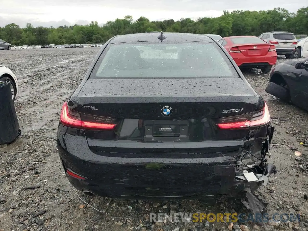 6 fotografías del automóvil dañado 3MW5R1J59K8A03836 BMW 3 SERIES 2019