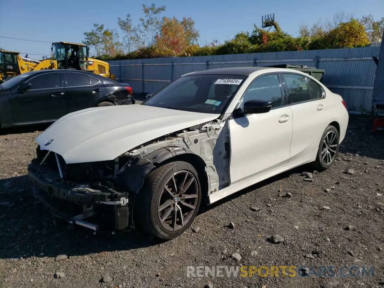 1 fotografías del automóvil dañado 3MW5R7J53K8B03336 BMW 3 SERIES 2019