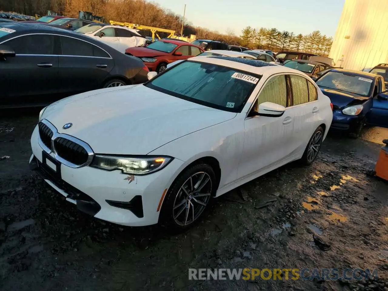 1 fotografías del automóvil dañado 3MW5R7J55K8B03029 BMW 3 SERIES 2019