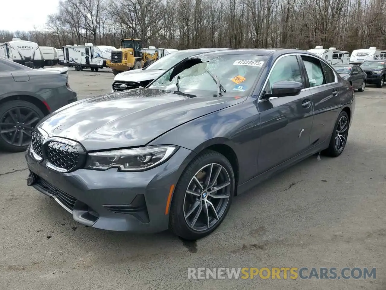 1 fotografías del automóvil dañado 3MW5R7J59K8B00893 BMW 3 SERIES 2019