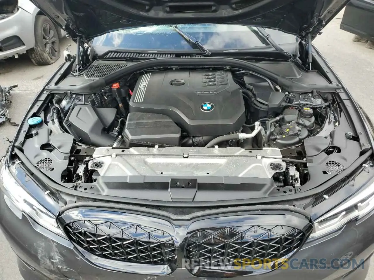 12 fotografías del automóvil dañado 3MW5R7J59K8B00893 BMW 3 SERIES 2019
