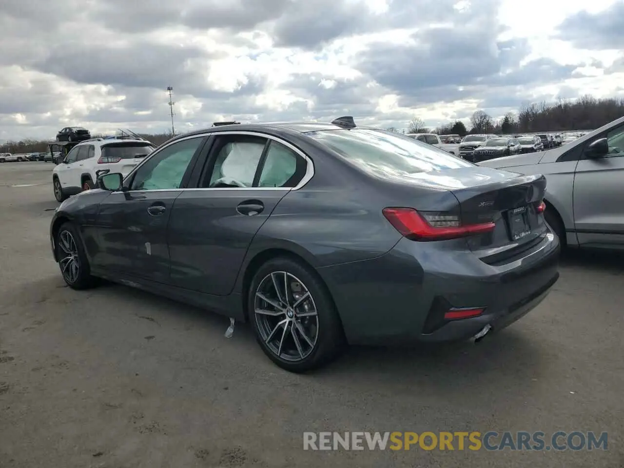 2 fotografías del automóvil dañado 3MW5R7J59K8B00893 BMW 3 SERIES 2019