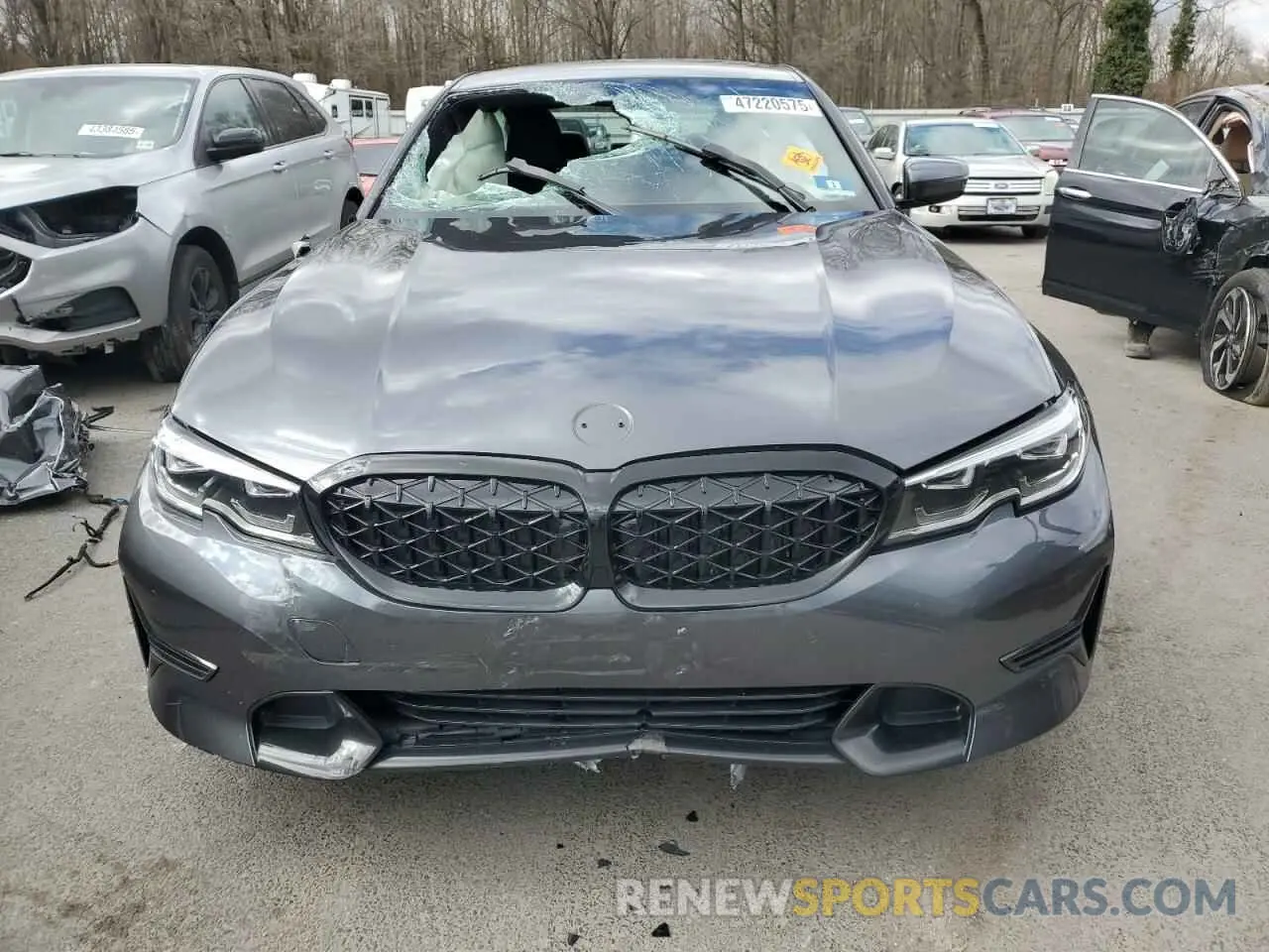 5 fotografías del automóvil dañado 3MW5R7J59K8B00893 BMW 3 SERIES 2019