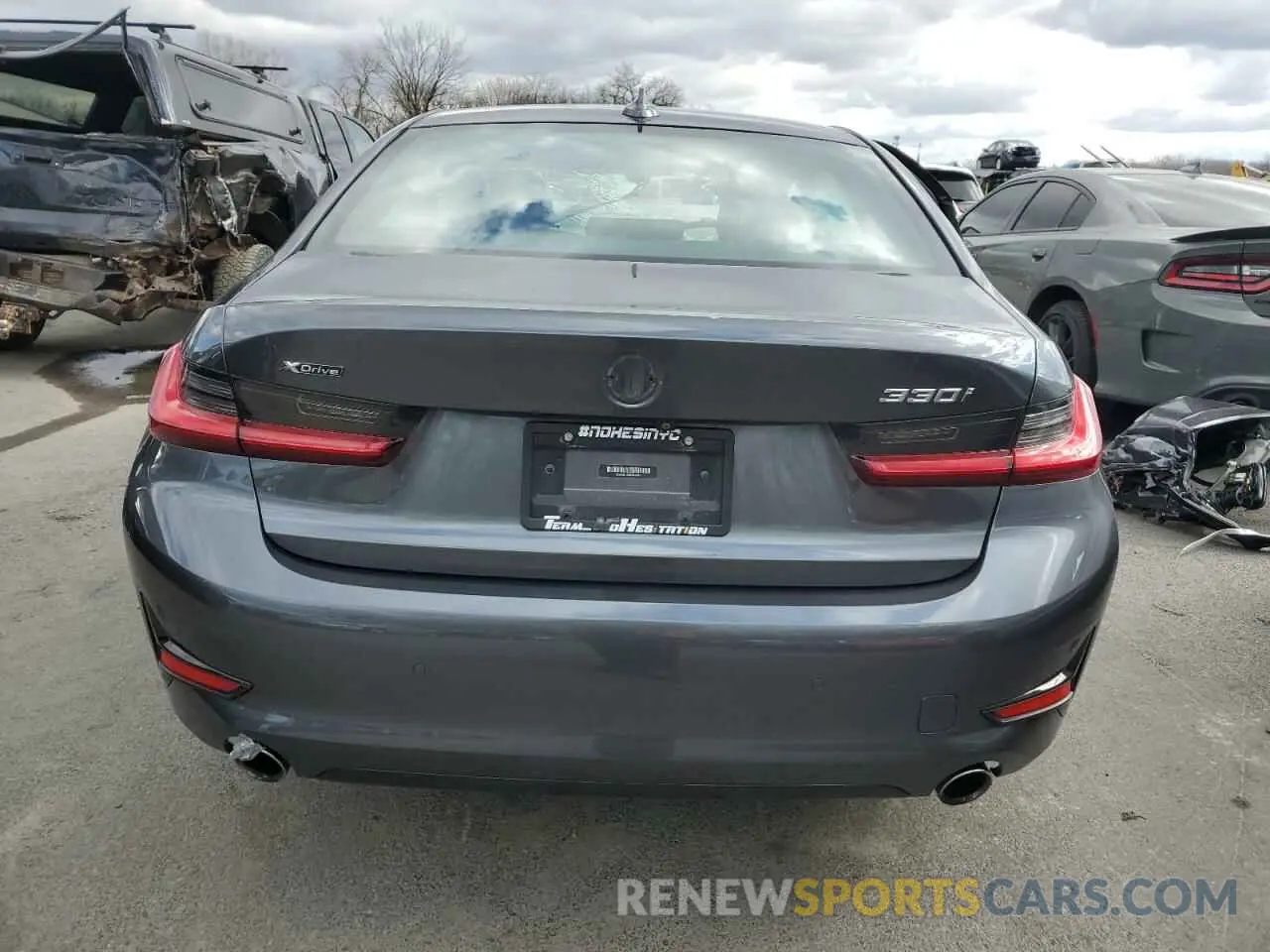 6 fotografías del automóvil dañado 3MW5R7J59K8B00893 BMW 3 SERIES 2019