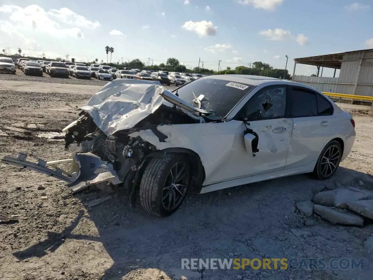 1 fotografías del automóvil dañado WBA5R1C52KAE81374 BMW 3 SERIES 2019