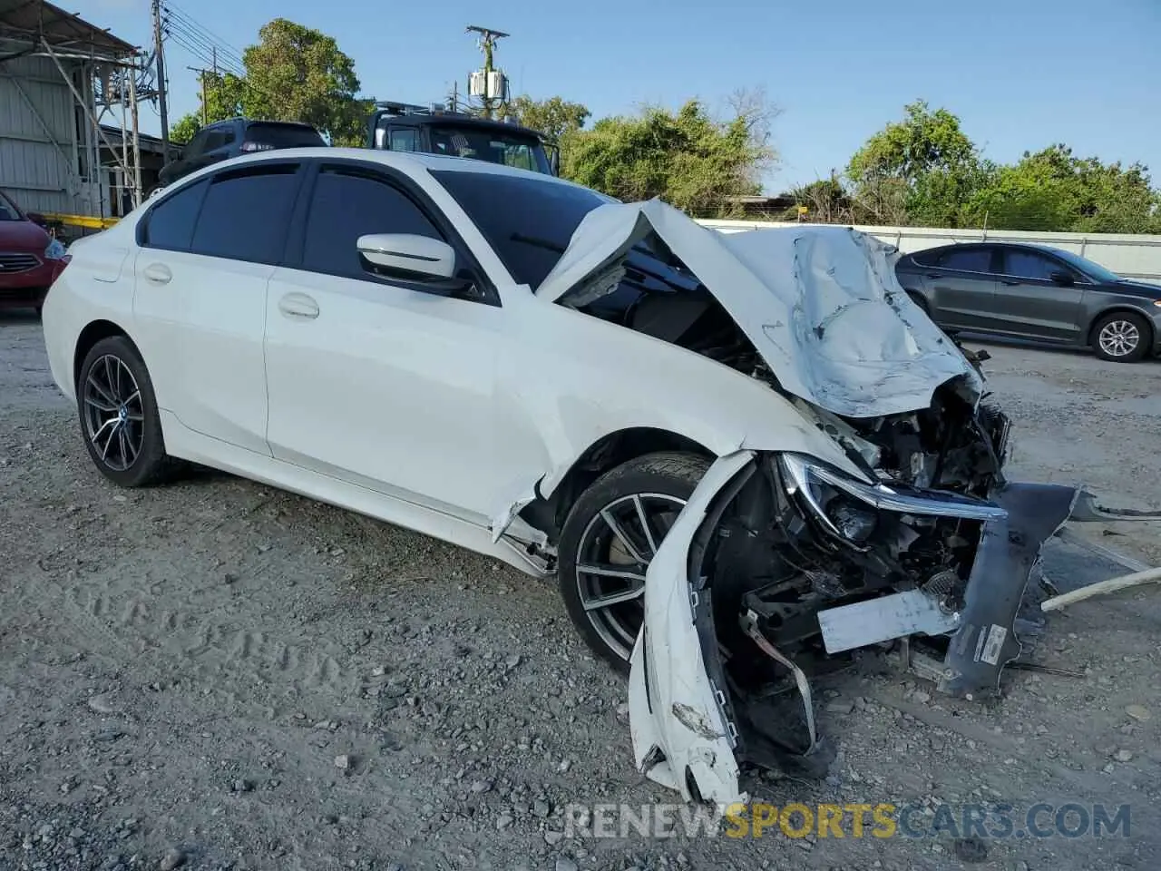 4 fotografías del automóvil dañado WBA5R1C52KAE81374 BMW 3 SERIES 2019